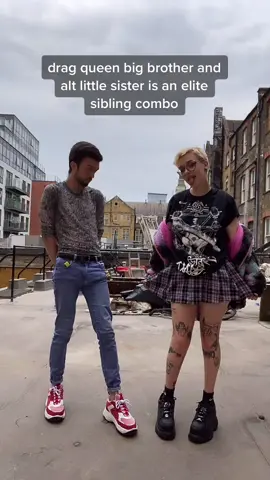 we do be winning @agendafvck #siblingcheck #siblinggoals #dragqueen #altgirl #uk #goals #bestcombo #elite