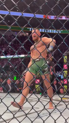 Conor McGregor entering the octagon at #UFC264 #conormcgregor #dustinpoirier #UFC