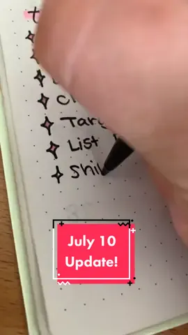 July 10th Bullet Journal Update! #bujo #DontSpillChallenge #ThisOpportunity #GoOutside