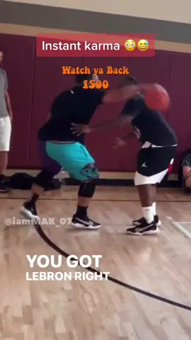 His opponent call game and missed, so he had to show him how it’s done 😂 (via @iammak_07) #basketball