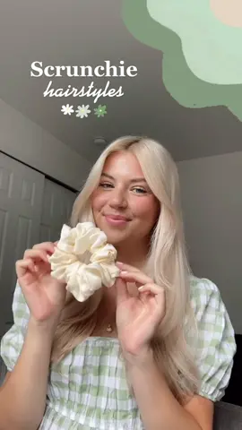 Some cute ways I’ve been wearing my hair with this scrunchie✨💕 #hairstyles #taylorxhairstyles #hairtok #viral #trends #fyp #scrunchiehairstyle
