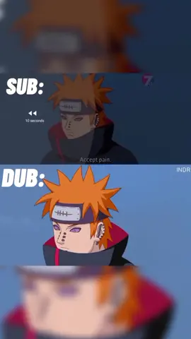 Sub or Dub? #Pain #Anime #Sub #Dub #Naruto
