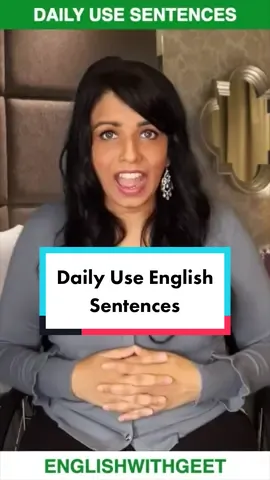 Learn Daily Use English Sentences 🥰 #FerragamoLetsDance #LearnOnTikTok #learnenglish #speakenglish #spokenenglish #dailyuseenglish #sentences