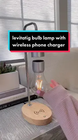 amazon keeps taking my money 🥲 levitating bulb lamp with wireless charger link in bio #amazonfinds #amazonmusthaves #tiktokmademebuyit