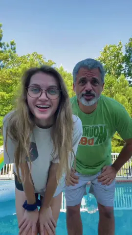watch til the end it’s worth it #watchtillend #family #skit #parents #pool #funny