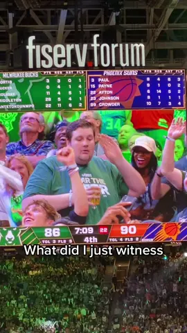 @bucks fans were enjoying life during the #NBAFinals 😂 #NBA
