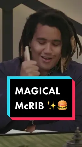 Ordering a McRib at Hogwarts isn’t easy #dimension20 #misfitsandmagic #mcrib #harrypotter