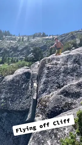 Cliff jumping near Tahoe #flip #cliffjumping #yeet #tahoe