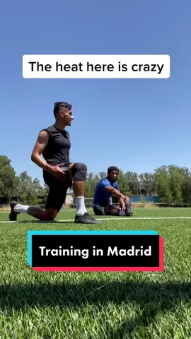 First training session in Madrid for us 🇪🇸 #football #Soccer #futbol #madrid