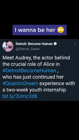 also how tf is she my age 🧍 #dbhtok #detroitbecomehuman #dbhalice #audreyboustani #quanticdream