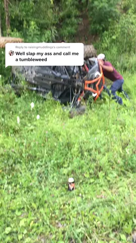 Reply to @raisingmuddlings  we flipped her back 🤣 #rzrkarnage #rzrturbo1000