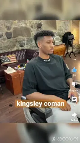 #Fresh🤯😍#King Coman🔝❤#new Haircut😍🤯#EM21🔝🤯 #FCB❤🤍#Freshhhh!!🤯🥶#My soccer idol!🔝😍