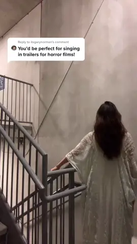 Reply to @itsgarynorman Wanna hear me in a horror movie?! BLOW THIS UP 🤣💀 #ahs #tonightyoubelongtome #horror