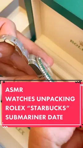 #ASMR #UNPACKING #ROLEXSTARBUCKS #SUBMARINER #rolex #watches