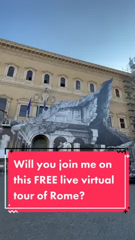 Will you join me this Friday? 5:30PM CEST - FREE live virtual tour 😉 #rome #virtualtour #PlacesToVisit #wanderlust #explore #italy #hiddengems