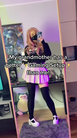 Only thing left is some RGB #gaming #GamerGirl #egirl #thighhighs