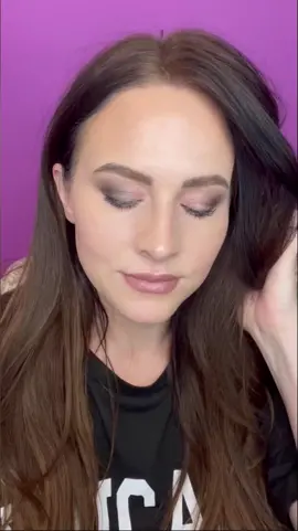 Day time glam… pink and charcoal are always a good idea! #UltaSkinTok #makeuptransformation #LeadWithLove