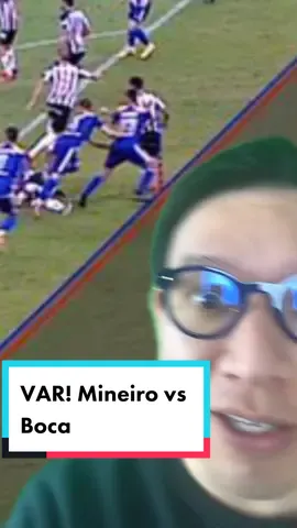Otra vez el VAR!!! Atl. Mineiro vs Boca⚽️ #greenscreen #var #futbol #boca #bocajuniors #atleticomineiro #mineiro #copalibertadores