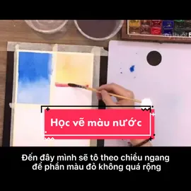 #art #trend #fyp #onhavanvui #xuhuong #howtodraw #LearnOnTikTok #watercolor #watercolortutorial #vẽtranh #vẽ #màunước #artist #foryou #mythuat