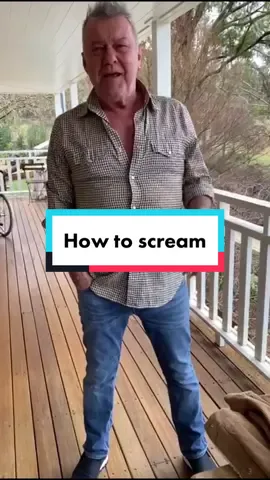 Thought I’d share a few tips on how to scream 😆 #screamingcowboy