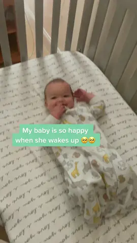 Her little dance 😭🥺 #goodmorning #momtok #MomsofTikTok #babytok #babiesoftiktok #submarinefamily #milso #milspouse #mom #sahm