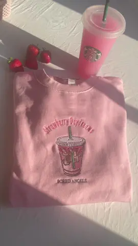 Have you tried the 💗 drink? #fyp #foryou #foryoupage #CleanItScrunchItCoopIt #pinkdrink #starbucks #pink #embroidery #embroiderymachine #fashion