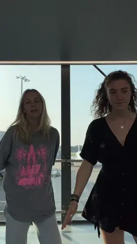 waiting at the airport be like… #bestfriendd #airport #dancee #foryou #trend