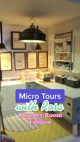 Wash and dry time with @rosamoran2020 🧺 #roombox #dollhouse #miniatures #dollhousetour #dollhouseminiatures #roomboxes