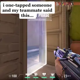 “i’m this close to reporting you.” HAHAHHAHAA #Valorant #gamer #ONETAP