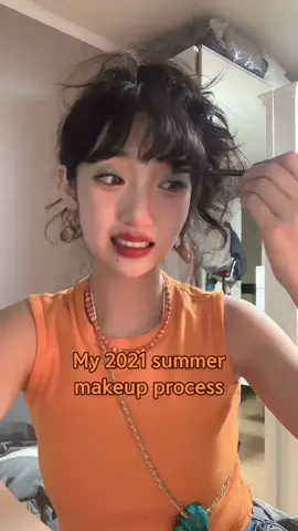 This is my summer makup.🤡#썸머메이크업 #fyp #おすすめ #xyzbca #foryou #foryoupage #godspeed