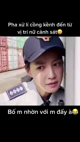 Pha xử lí cồng kềnh đến từ nữ cảnh sát😂#haihuoc #giaitri