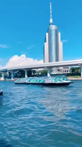 Sooo Beautiful - Floating Lounge Asakusa 🛳 #Tokyo #Japan #TheFloatingBar #Hotaluna #Jicoo
