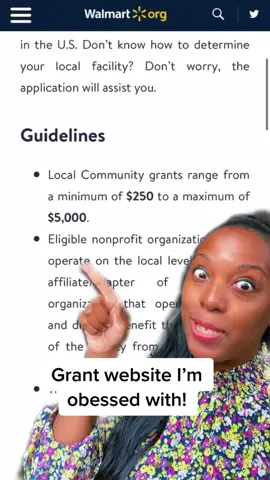 Another grant ladies and gentlemen! #grants #walmartgrant #moneytips #nonprofitsoftiktok