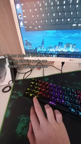 pfvrzinho 🥺❤️ #teclado #gamer #teclas