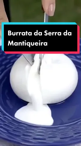Explosão de queijo, quem resiste?! Essa burrata é artesanal da Serra da Mantiqueira. #CNNViagemeGastronomia #SerradaMantiqueira
