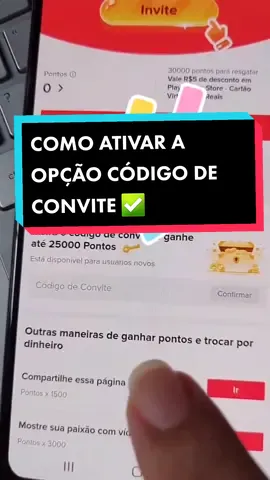 COMO INSERIR CÓDIGO DE CONVITE.  COMPARTILHE ESSA DICA. #foryou #dicas #errodeinternettiktok