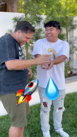 turning water bottles into rockets 🚀💧 @dominic #science #magic