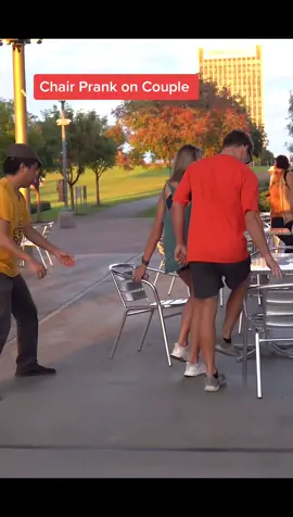 pro tip: don't pull chair on girl in front of their boyfriend #prank #viral #lmao #laugh #lol