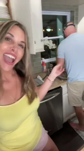 Guess who’s on dish duty??? #cleanup