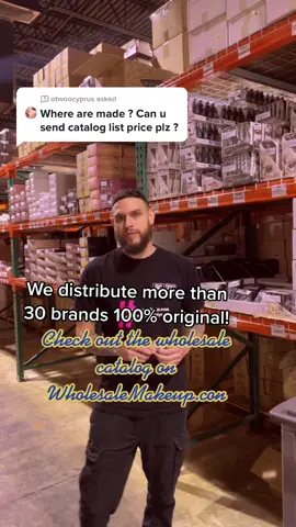 Answer to @otwoocyprus We distribute wholesale quantities of makeup brands! #wholesale #makeupvendors #entrepreneur #bulkysellers #resellercommunity