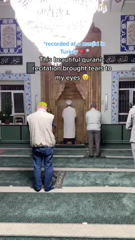 The tajweed of the imams in Turkey is MashAllah 😍 May Allah reward them for their efforts ✨🇹🇷 #fyp #quran #quranicverse #islam #turkiye #muslim
