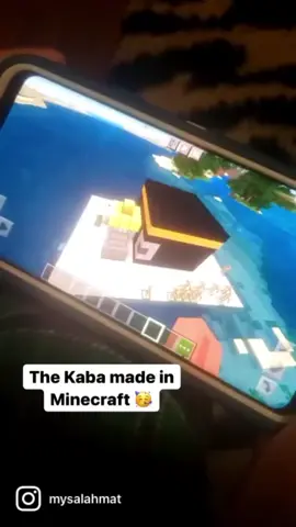 Made by young Abdulrahman, 8 years old🥰 This is amazing amazing Masha’Allah. #Minecraft #kaabah #fyp #viral #muslim
