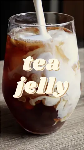 if this recipe isn't cropped enough I swear lol #recipesoftiktok #tea #jelly #boba #bubbletea #Recipe #Foodie