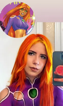 I don’t wanna take off my makeup 😭 #starfire #starfirecosplay #fyp #teentitan