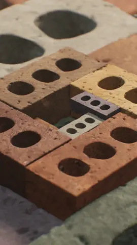 Bricks. an animation with a custom scaling effect. #3danimation  #loopperfecto #blender3d #digitalart #woahdude #nftartwork #cryptoart