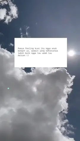 capek ya semuanya harus tau duluan :)