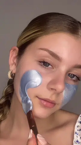 blue peel off mask ✨💎☁️ #skincare #skincareasmr #asmr #skincareroutine #asmrskincare #skincareasmr
