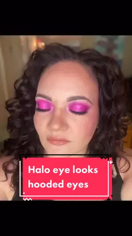 Halo eye looks on hooded eyes. #makeup #hoodedeyes #makeup