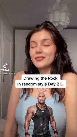 Drew @therock :) This art already on my Insta ! Go there ig: likacartoons