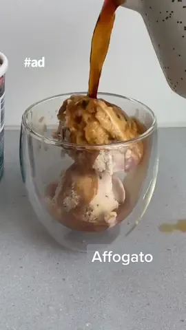 #ad NEW #KINDFROZEN Pints are Creamy, Delicious, and Plant-Based - perfect for making an affogato with hot espresso! #ad @kindsnacks  #LIVEKIND #Summe